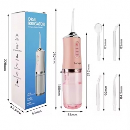 Waterproof IPX7 Rechargeable Dental Jet Cordless Care Electric Oral Irrigator Professional Teeth Cleaning Water Flosser