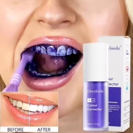 New Packaging Purple Toothpaste Tooth Paste Teeth Whiten V34 Color Corrector