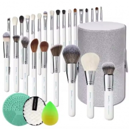 DailyQueen 30pcs High quality Makeup Brush set ANIMAL GOAT Hair White color Professional Artist Make up Natural hair cosmetic