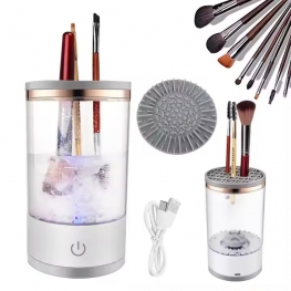 Rechargeable Portable Automatic Cosmetic Brushes Cleaner Spinner Washing Machine Dryer Electric Makeup Brush Cleaner Machine